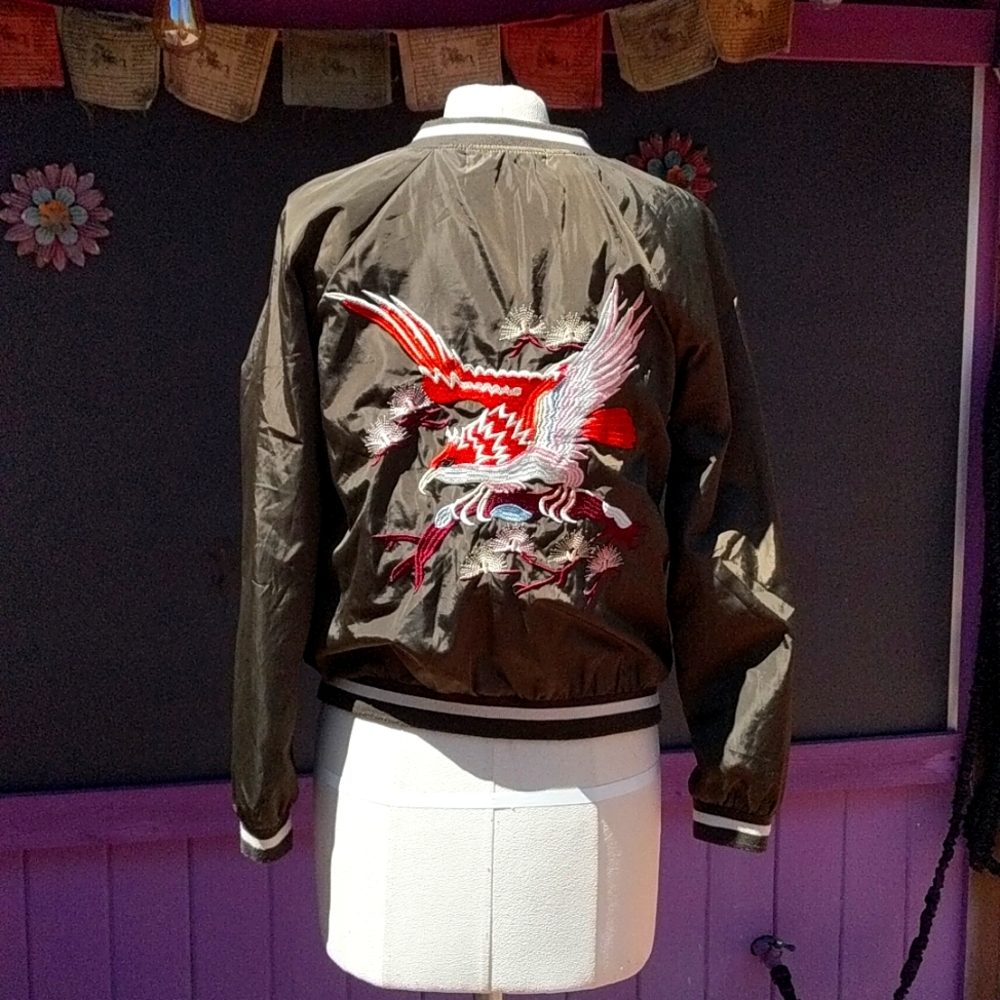 LYCD LONDON embroidered Bomber jacket